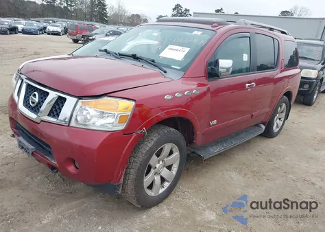 2008 Nissan Armada Le from USA, damaged, VIN 5N1AA08C88N632058